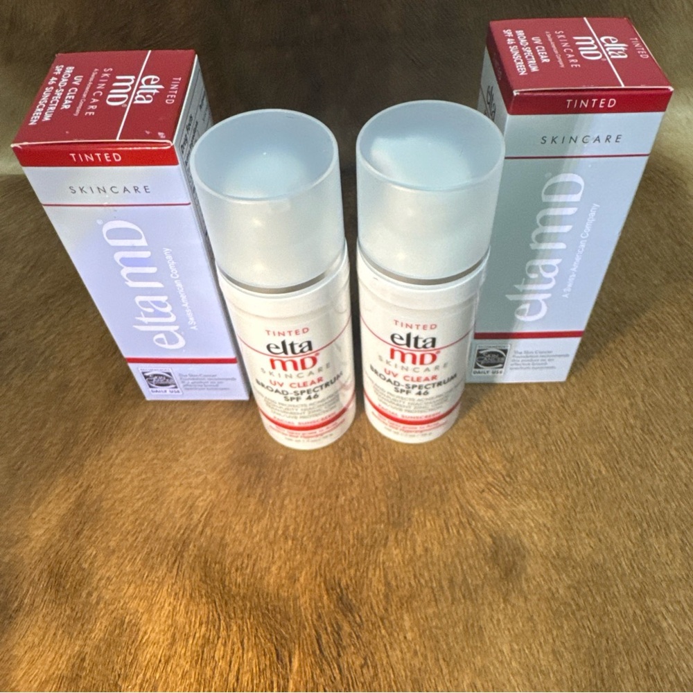 2 X Elta MD UV Clear TINTED Broad-Spectrum Facial Sunscreen SPF 46 1.7 Oz New - Picture 2 of 16